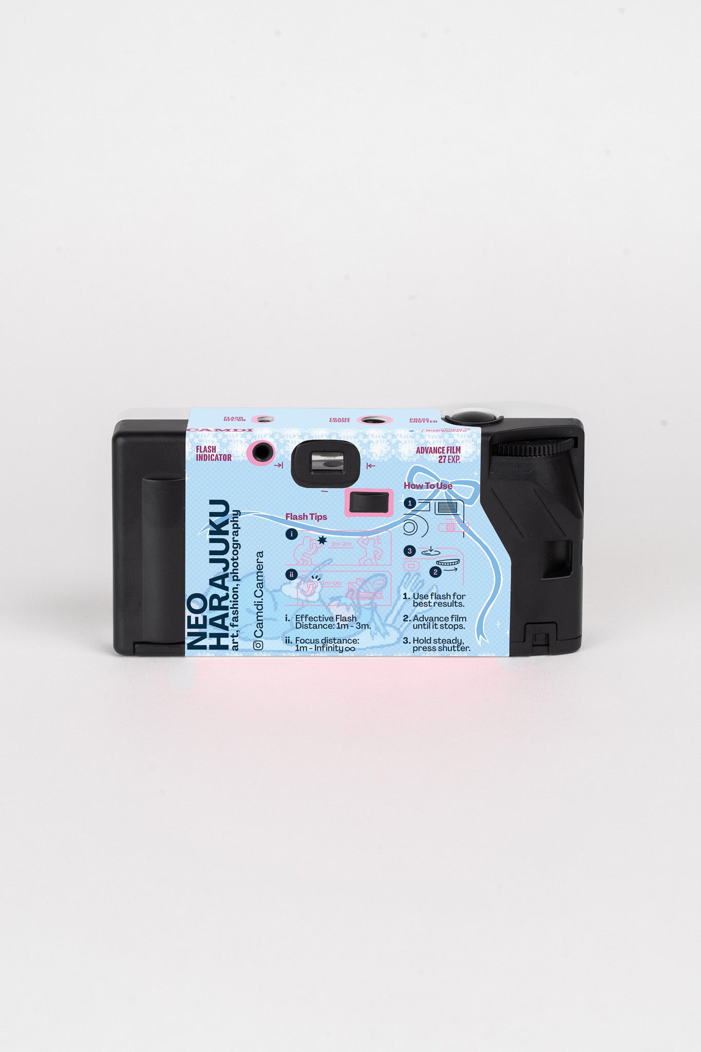 CAMDI® X Harajuku limited-edition disposable camera