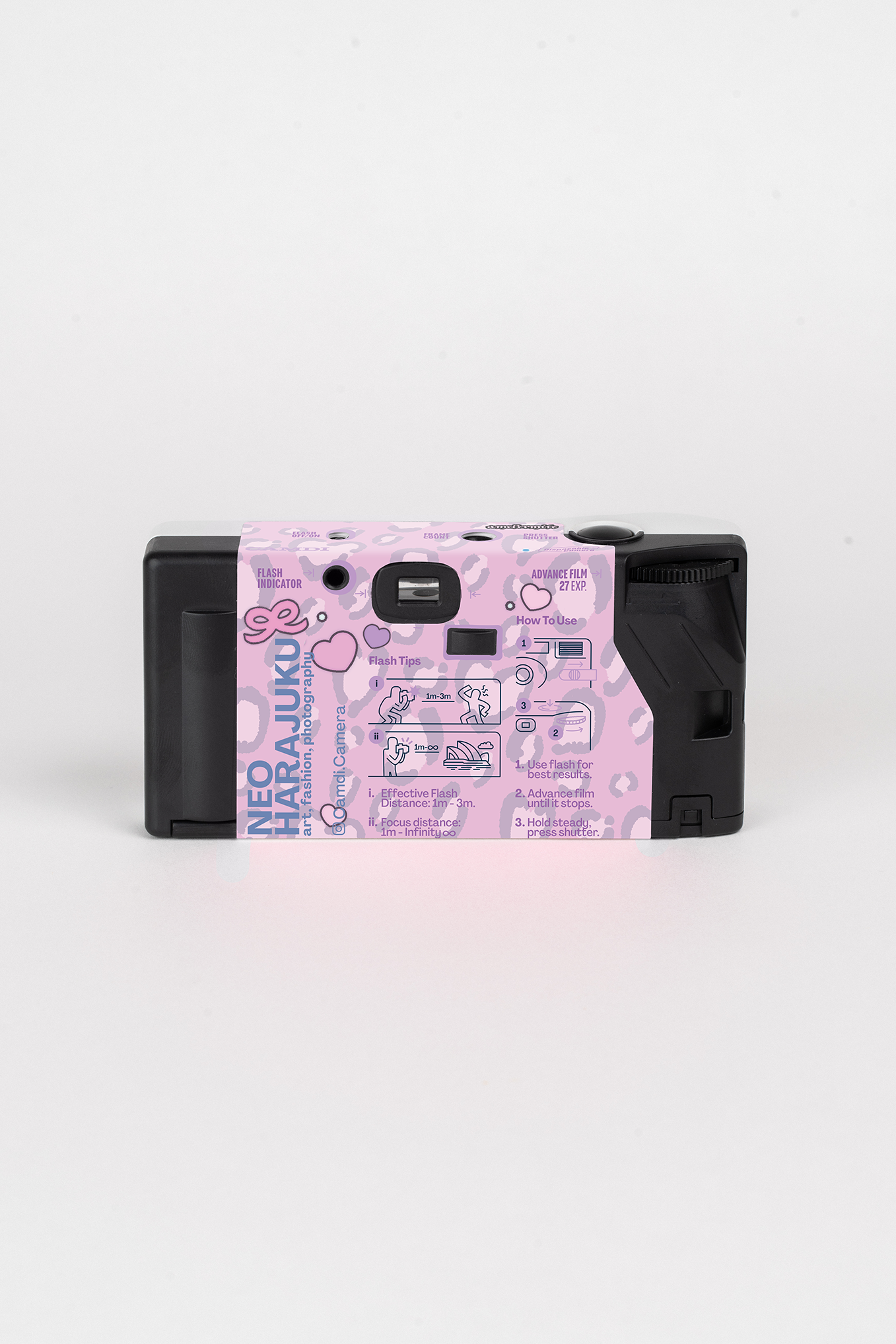 CAMDI® X Harajuku limited-edition disposable camera