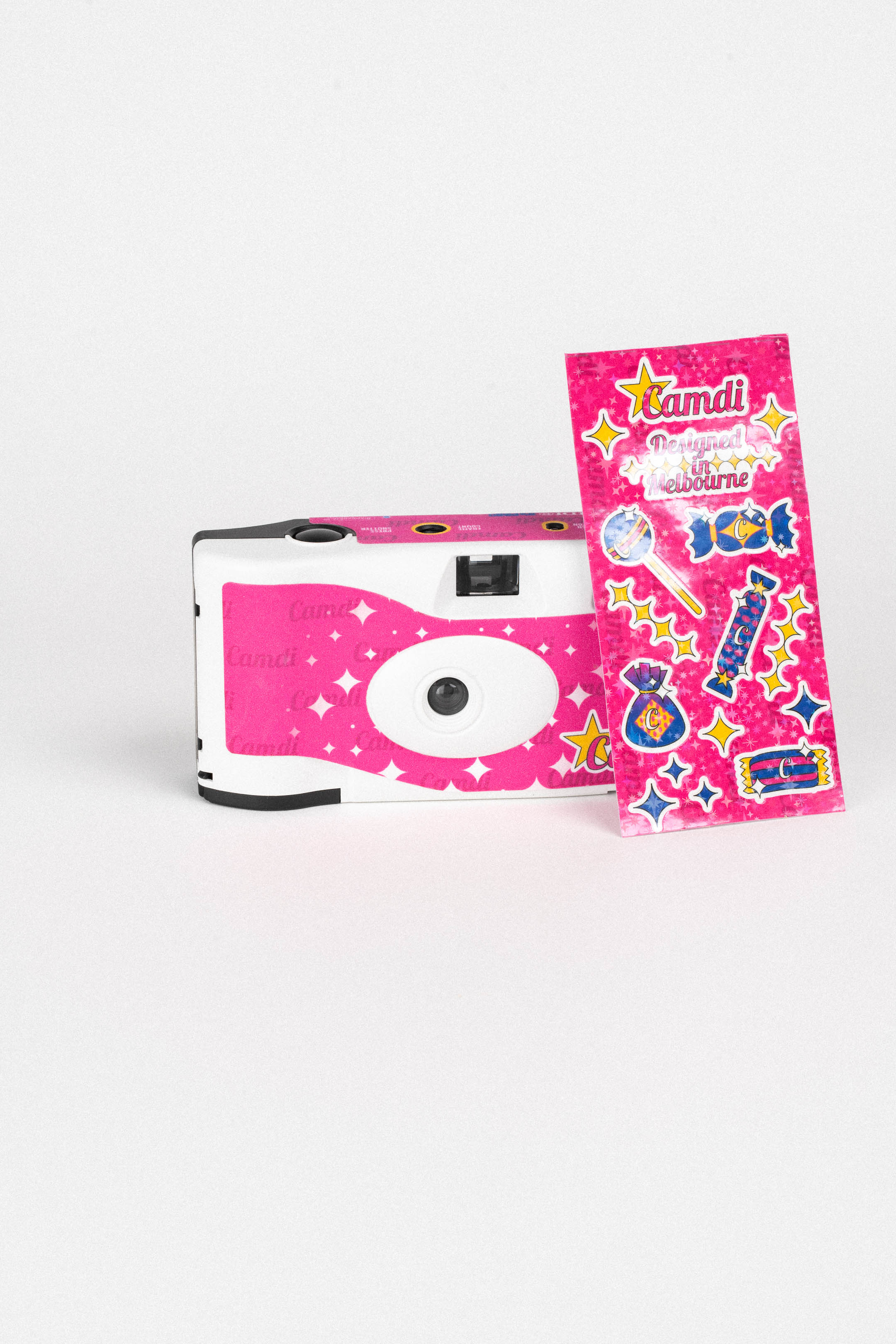 pink film camera